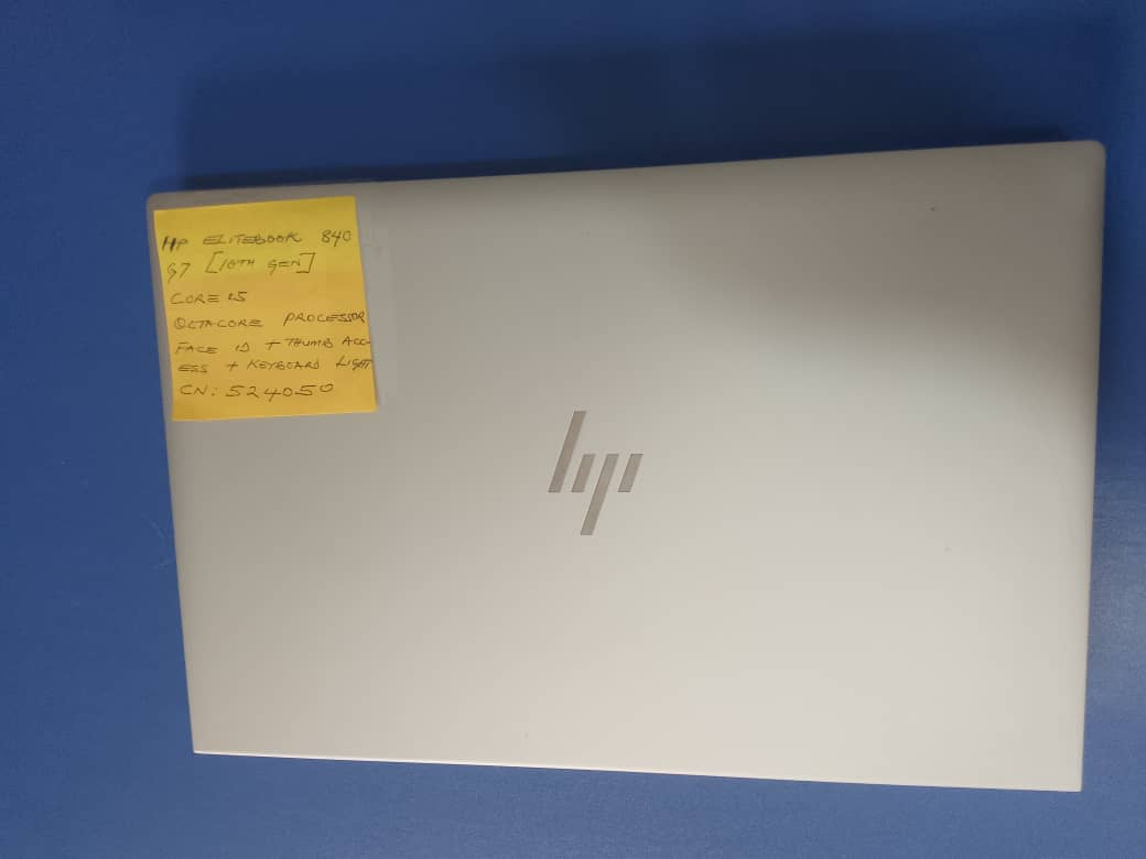the HP EliteBook 840 G7 front view